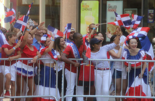 parade bystanders